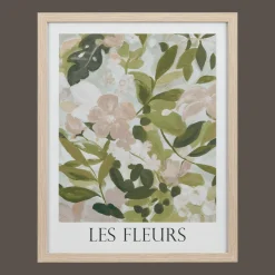 Les Fleurs Printed Framed Art