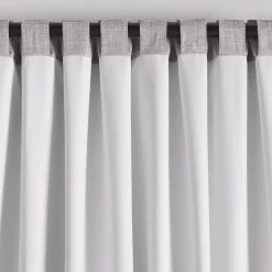 Light Grey Chita Back Tab Blackout Curtain