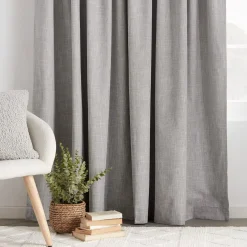 Light Grey Chita Back Tab Blackout Curtain