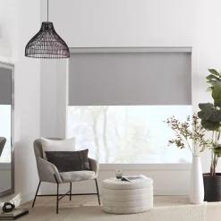 Light Grey Chita Cordless Blackout Roller Shade
