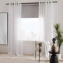 Light Grey Chita Cordless Blackout Roller Shade