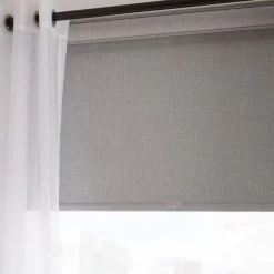 Light Grey Chita Cordless Blackout Roller Shade