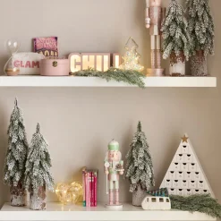 Light Up Ceramic Van With Tree