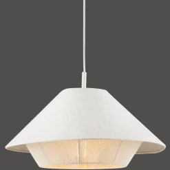 Linen and Rope Ceiling Lamp