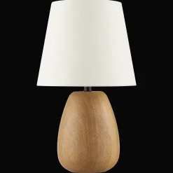 Mango Wood Base Table Lamp