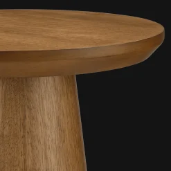 Mango Wood Hourglass Side Table