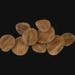 Mango Wood Triangles Wall Decor