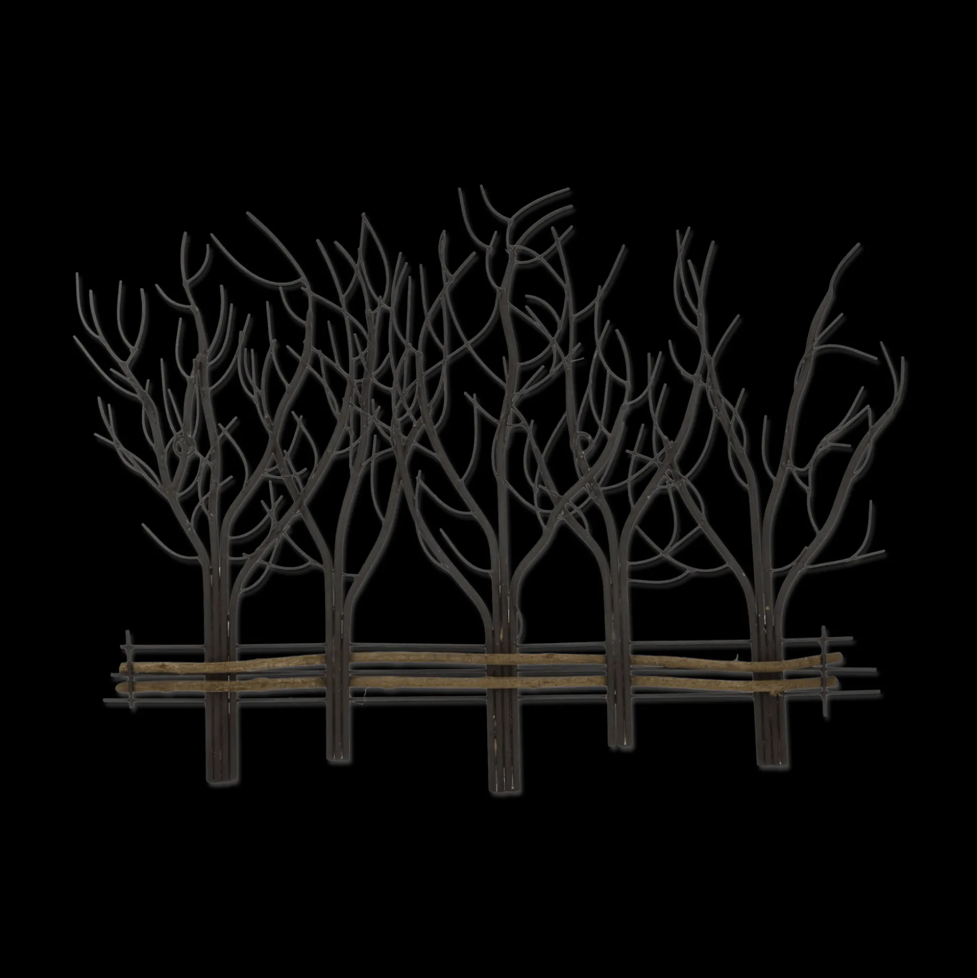 Metal Branches Wall Art