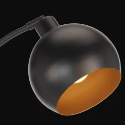 Metal Floor Lamp with 3 Metal Globes