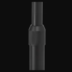 Metal Floor Lamp with Black Shade