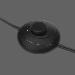 Metal Floor Lamp with White Shade