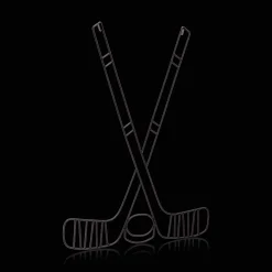Metal Hockey Wall Art