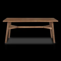 Mid-Century Modern Mango Wood Dining Table