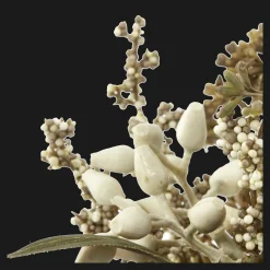 Mixed Greenery in Ribbed Pot