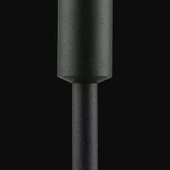 Modern Candle Holder in Black Metal