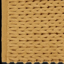 Mustard Braided Bath Mat