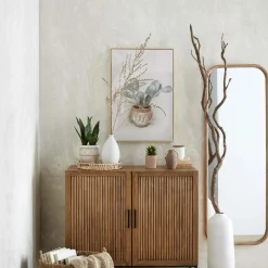 Natural Fiber Oval Storage Basket