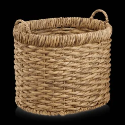 Natural Fiber Oval Storage Basket