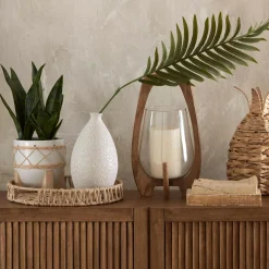 Natural Round Woven Tray