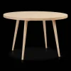 Natural Wood Round Dining Table