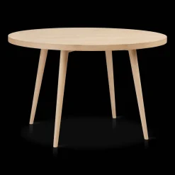 Natural Wood Round Dining Table