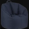 Navy Canvas Bean Bag