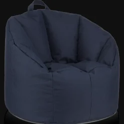 Navy Canvas Bean Bag