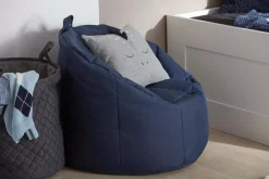 Navy Canvas Bean Bag