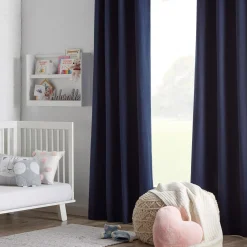 Navy Kimia Blackout Curtain