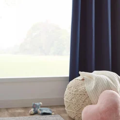 Navy Kimia Blackout Curtain