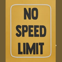 No Speed Limit Neon Wall Art