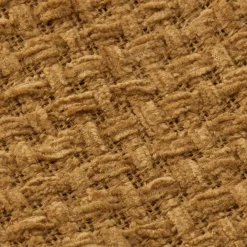 Ochre Basic Chenille Knit Throw
