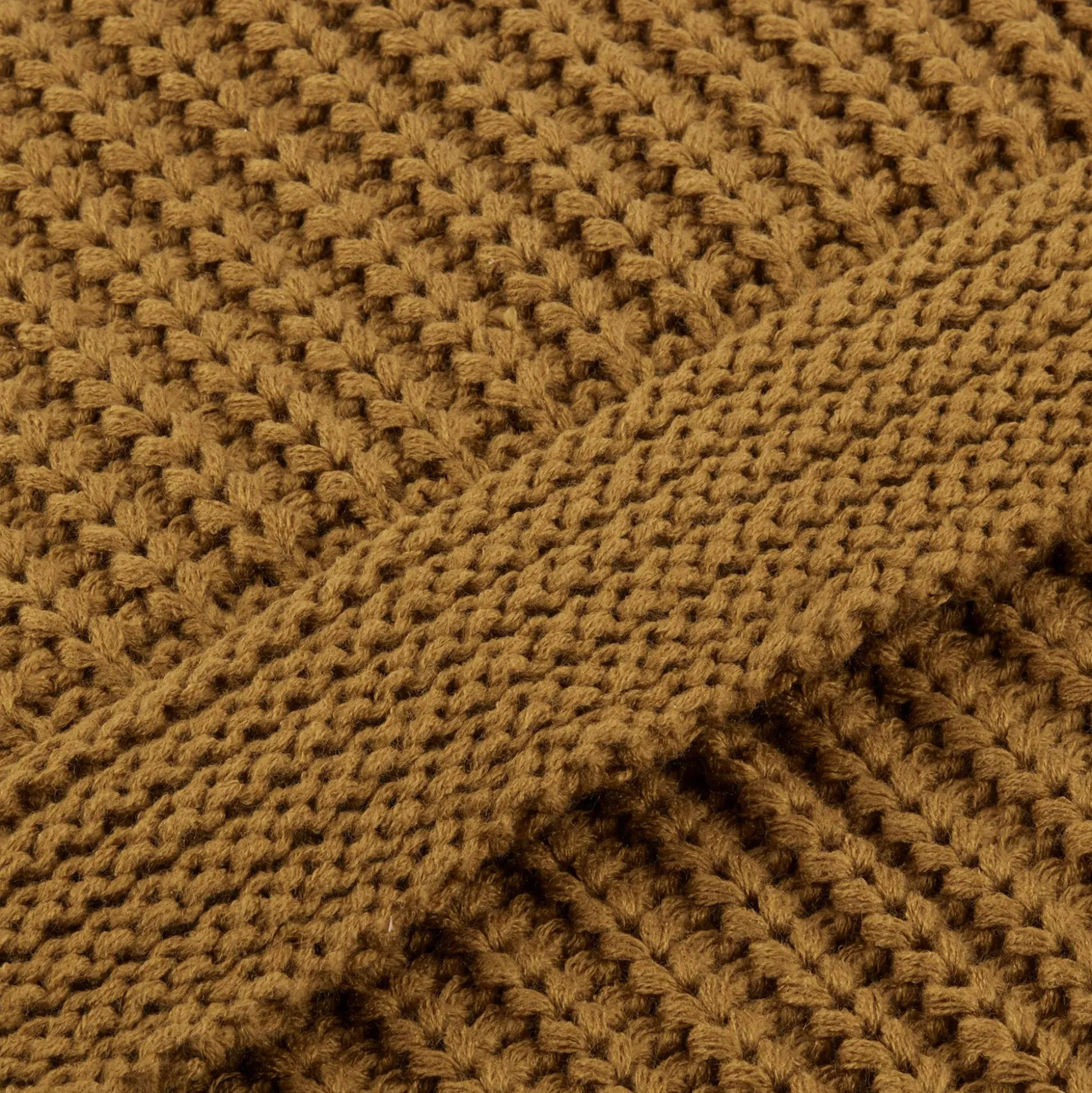 Ochre Ribba Throw