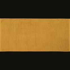 Ochre Ribbed Bath Towel