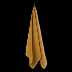 Ochre Ribbed Bath Towel