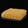 Ochre Ribbed Hand Towel