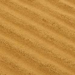 Ochre Ribbed Washcloth