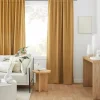 Ochre Taha Rod Pocket Back Tab Blackout Curtain