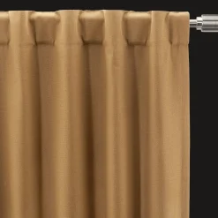 Ochre Taha Rod Pocket Back Tab Blackout Curtain