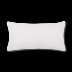 Off White Basc Chenille Decorative Lumbar Pillow
