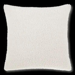 Off White Doodle Boucle Decorative Throw Pillow