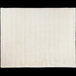 Off White Ellyn Faux Fur Throw