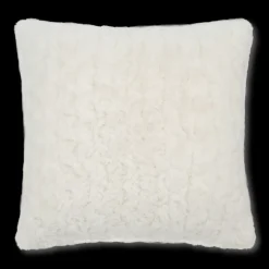 Off White Sheep Faux Fur Throw Pillow