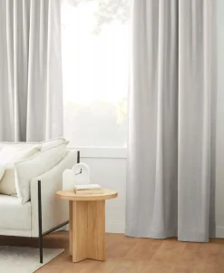 Off White Taha Rod Pocket Back Tab Blackout Curtain