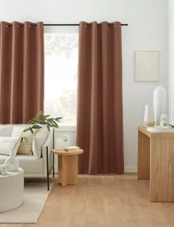 Orange Dion Blackout Curtain