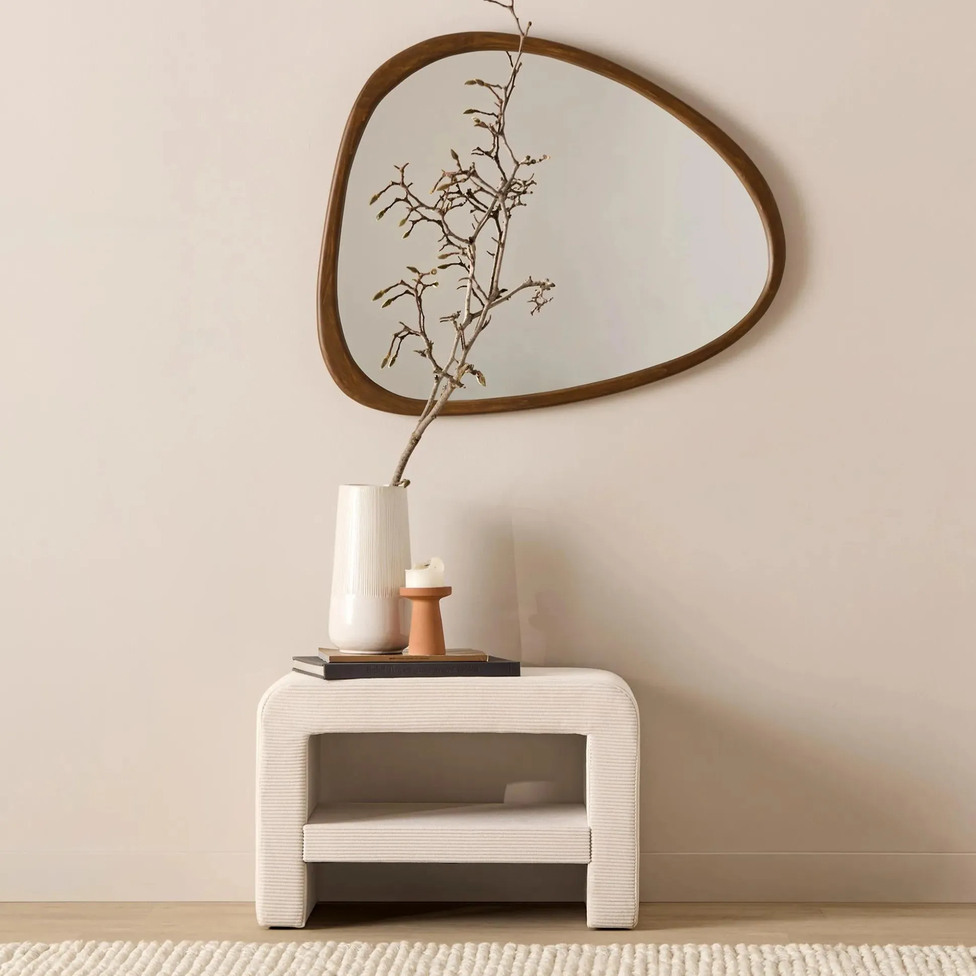 Organic Walnut Mirror