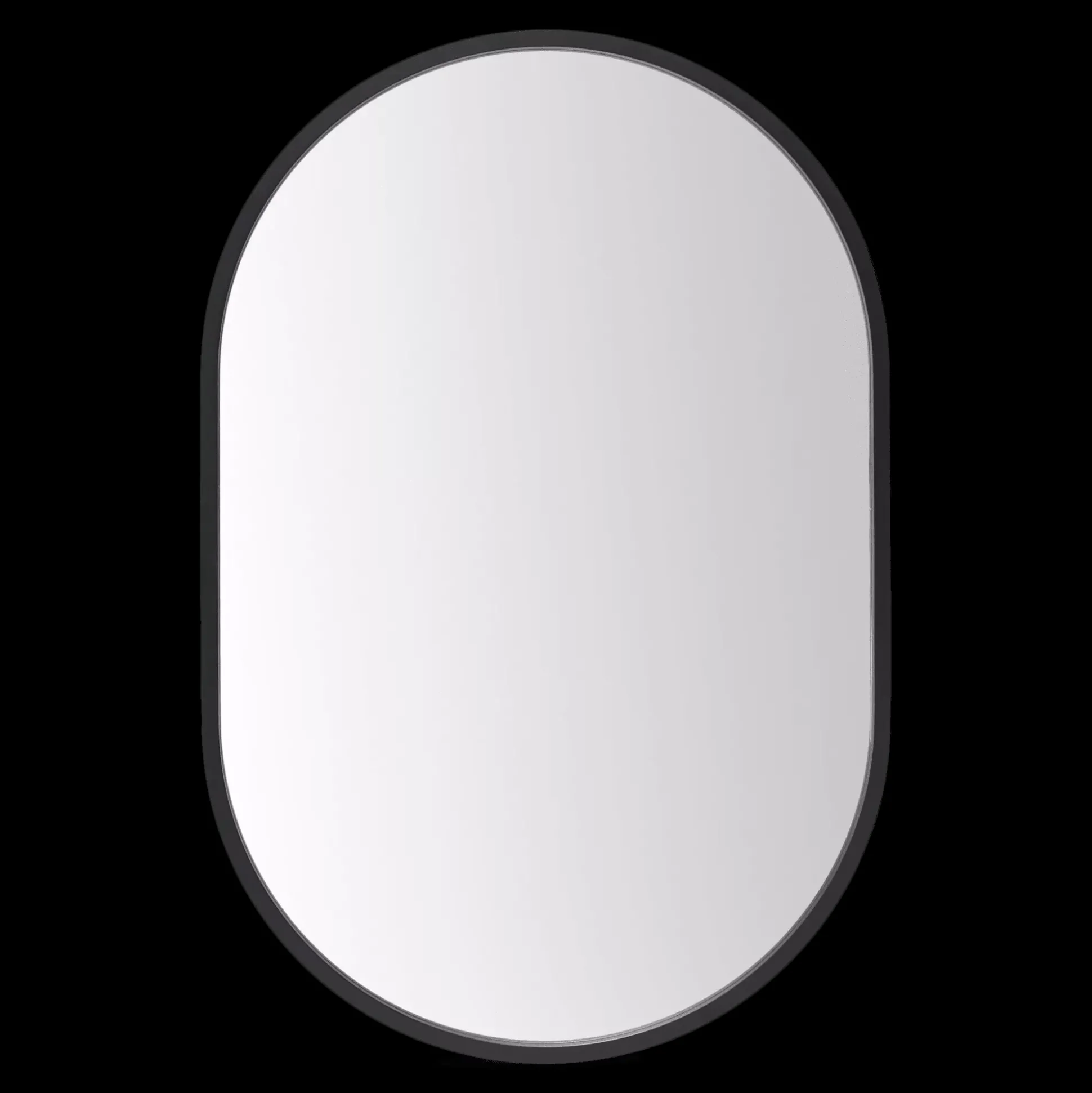 Oval Framed Mirror