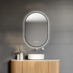 Oval LED Light Up Mirror