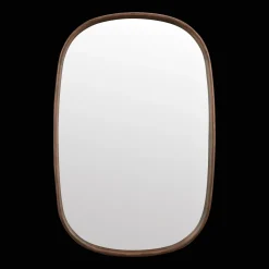 Oval Walnut Mirror