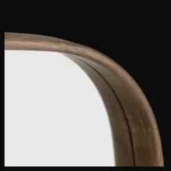 Oval Walnut Mirror